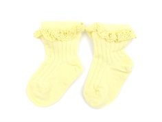 Lil Atelier double cream lace socks (2-pack)